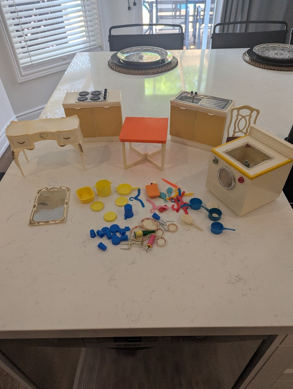 1970's Sindy Doll House Furniture And Accessories + Other Brands